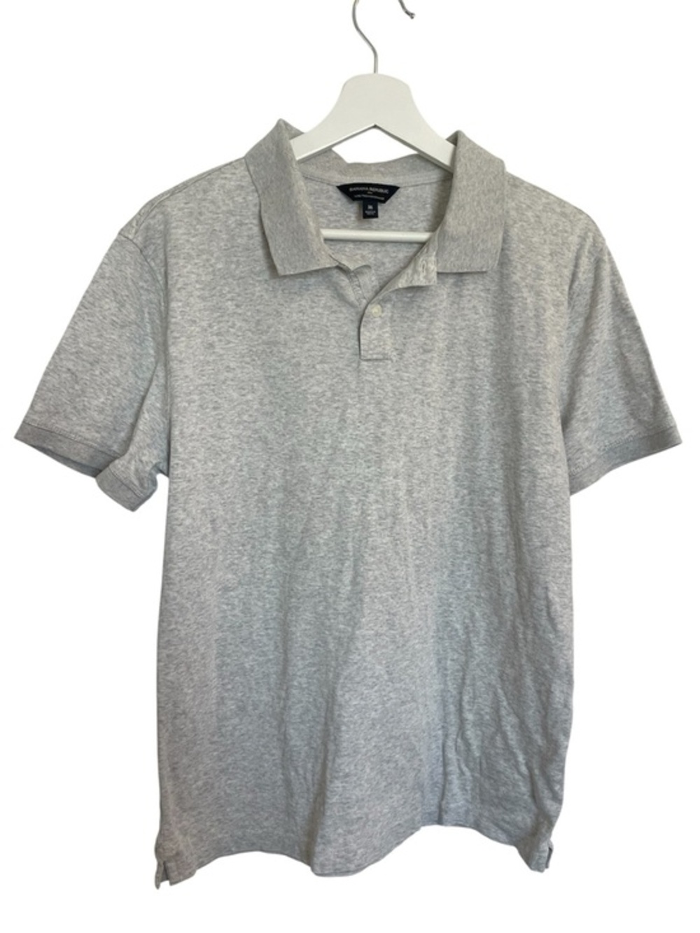 Banana Republic Gray Luxe Touch Polo